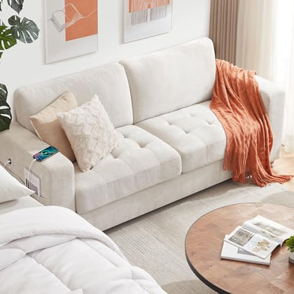 Ihanherry Modern Sofa Chenille Couch 2/3 Seats Loveseat