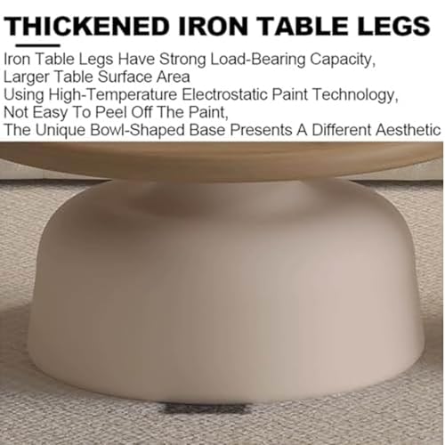Round Coffee Table Set with Side Table