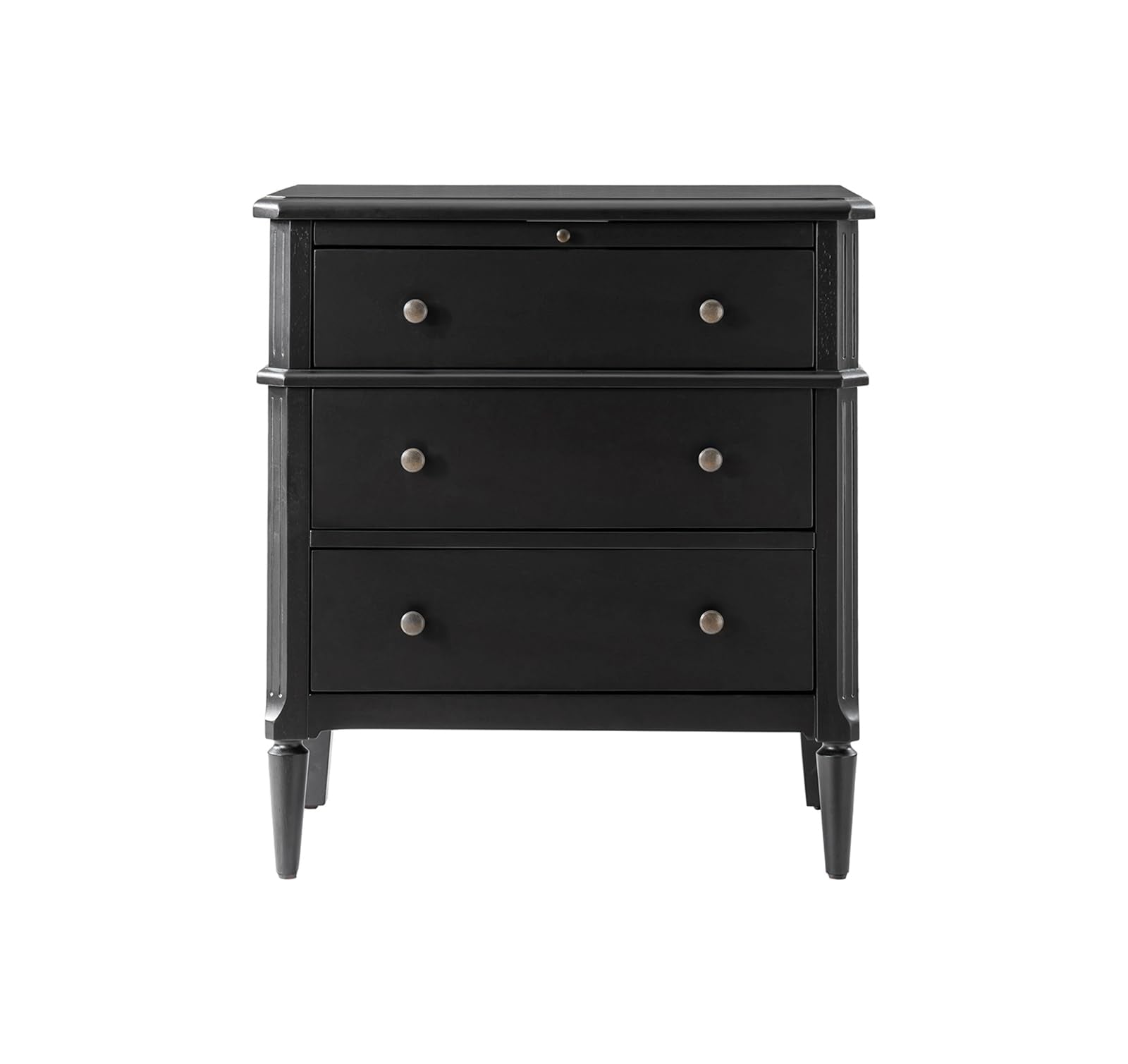 End Table with Charging Station & Hidden Drawer