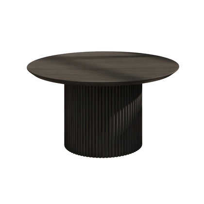 Modern Round Solid Wood Coffee Table