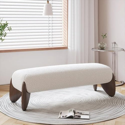 homary Upholstered Bed with Bench 2-Piece Bedroom Set