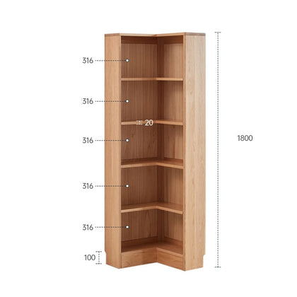 Modern Corner Bookcase & Display Shelf