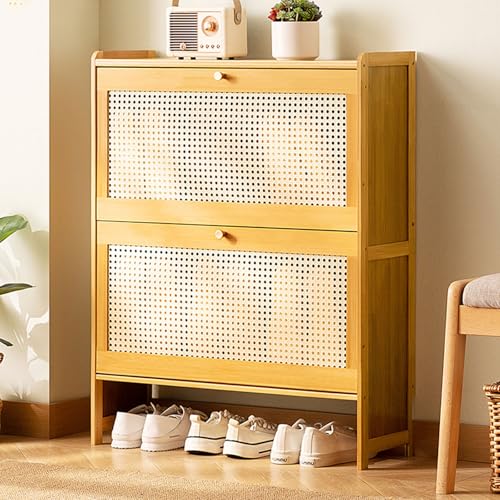 Farmhouse Slim Shoe Storage Cabinet