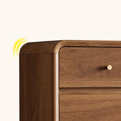 Shoe Storage Cabinet with Adjustable Shelves & Drawer