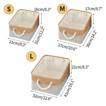 Foldable Fabric Storage Basket