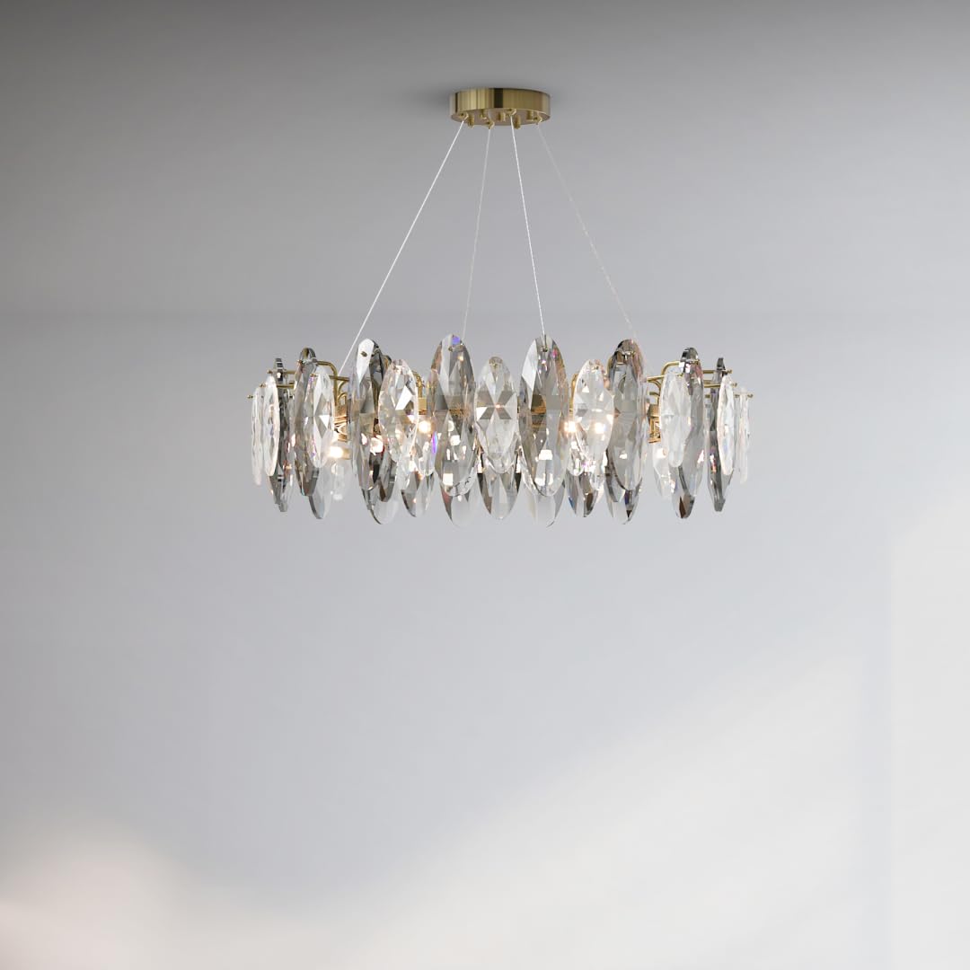 Modern Crystal Chandelier Pendant Light