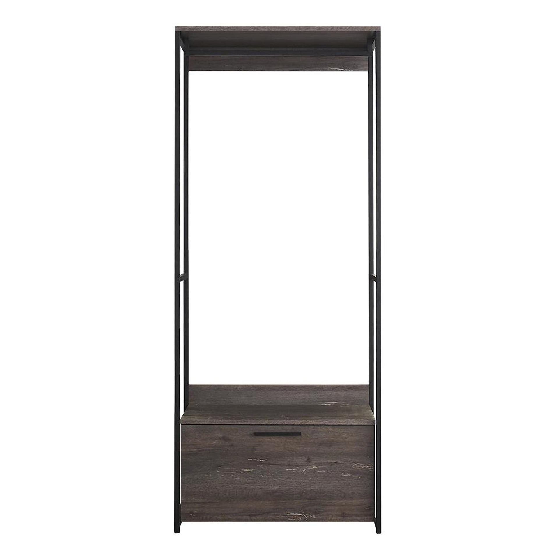 Solid Wood Walk-In Closet System