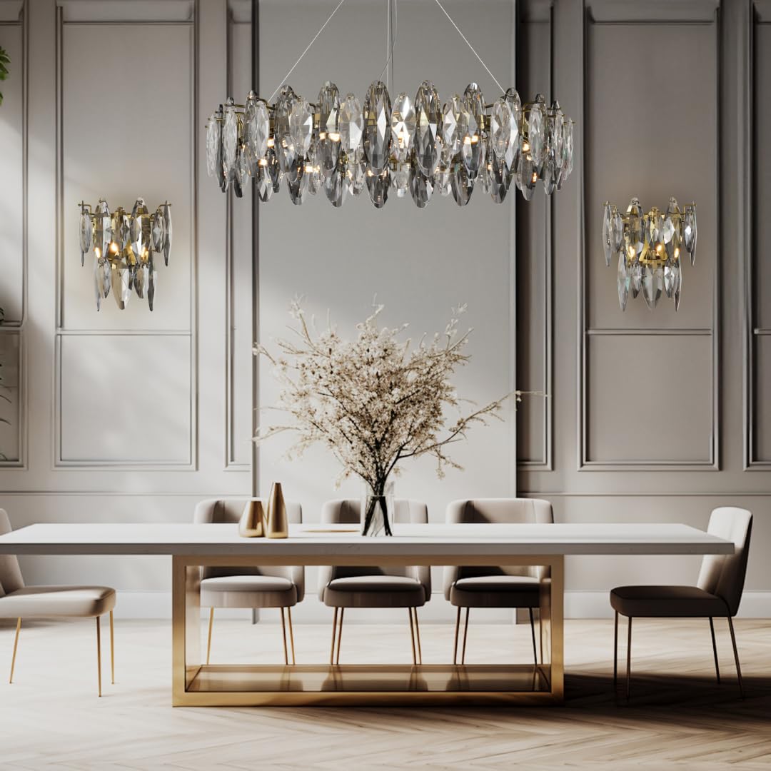 Modern Crystal Chandelier Pendant Light