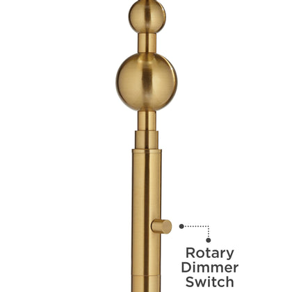 Summit 71" Warm Gold Torchiere Floor Lamp