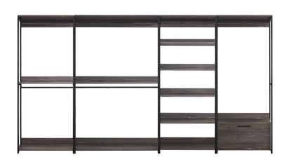 Solid Wood Walk-In Closet System