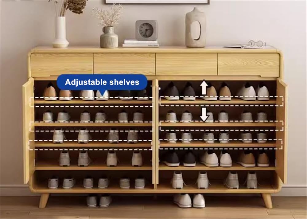 Shoe Storage Cabinet with Drawers