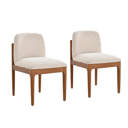 7-Piece Solid Wood Dining Table Set