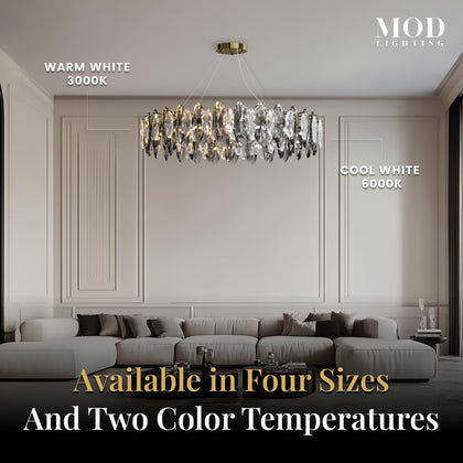 Modern Crystal Chandelier Pendant Light
