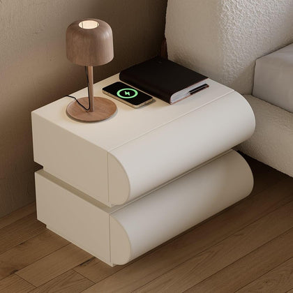 homary Upholstered Bed with 2 Nightstands