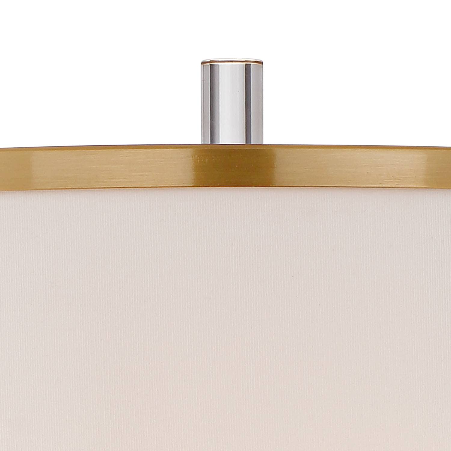 Cadence 62" Satin Brass Crystal Floor Lamp