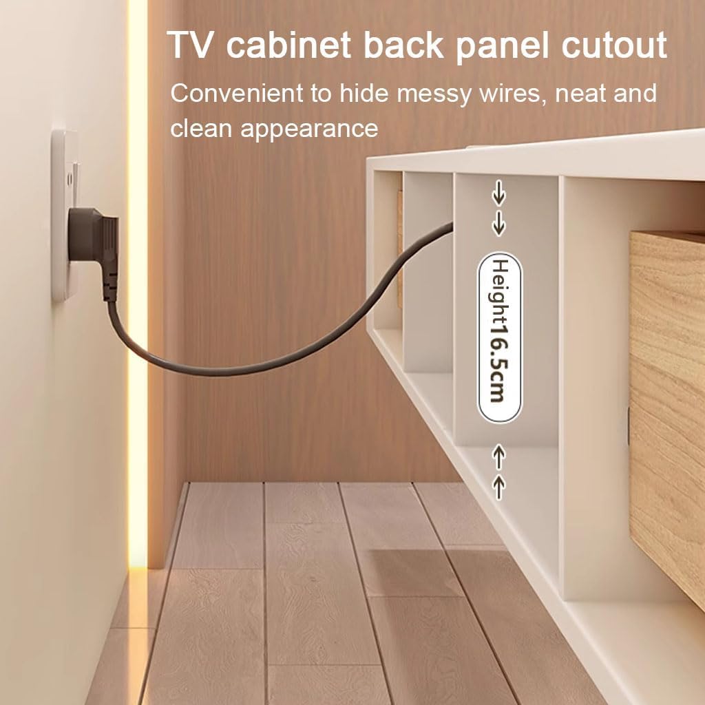Floating TV Stand with Storage Shelves