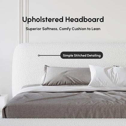 homary Upholstered Bed with Bench 2-Piece Bedroom Set