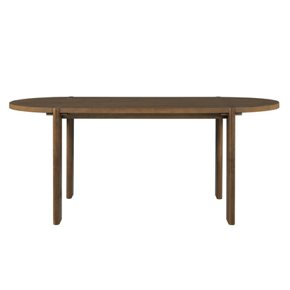 7-Piece Solid Wood Dining Table Set