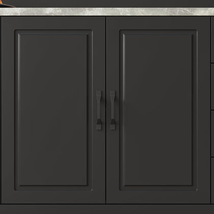 Kitchen Island with Storage & Power Outlet