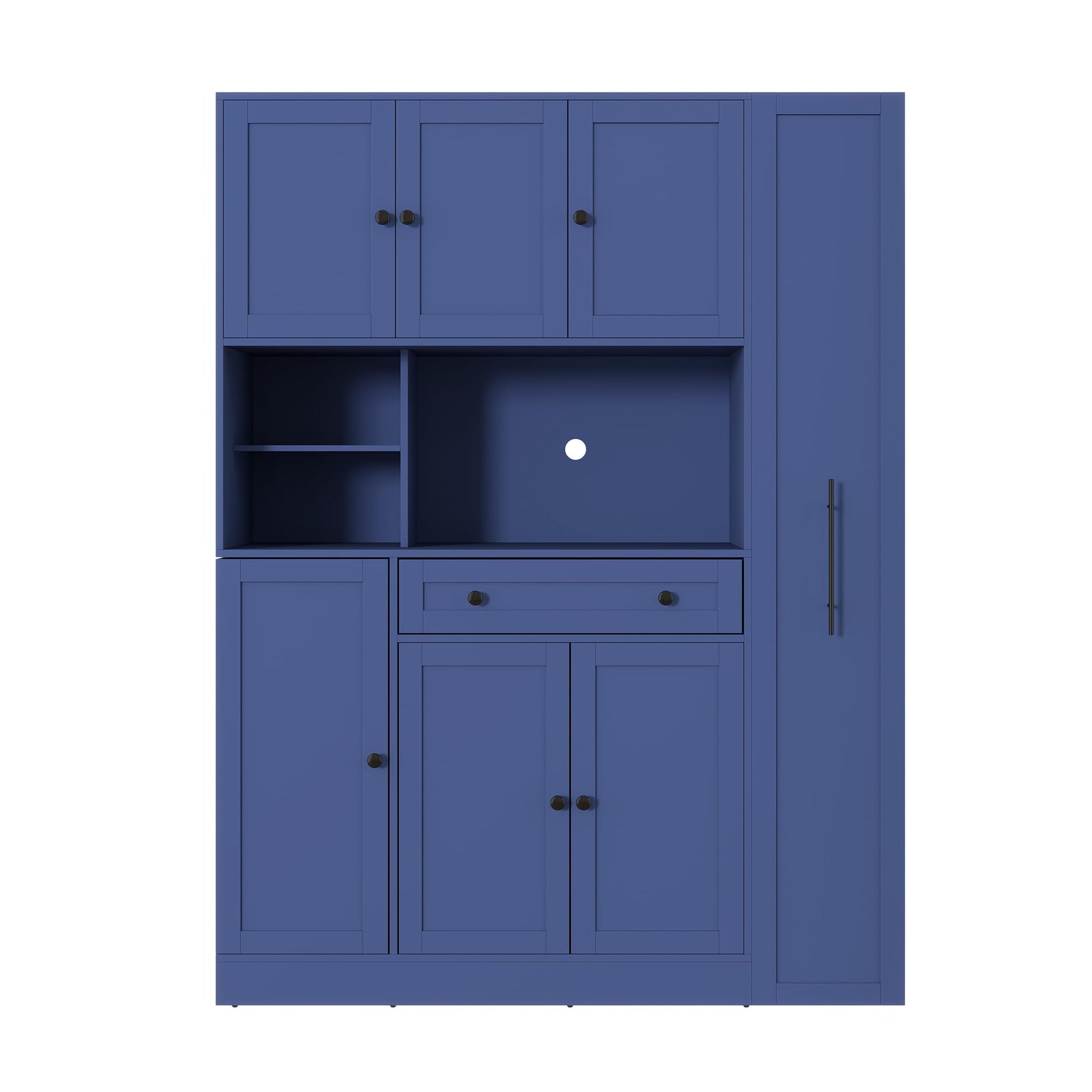 Merax Merax 70'' Tall Traditional Freestanding Buffet with Hutch