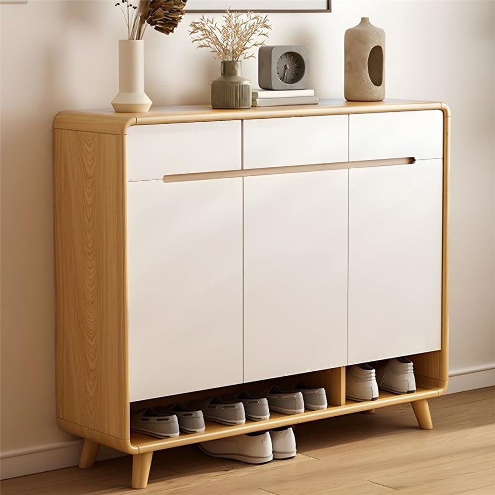 Shoe Storage Cabinet with Drawers