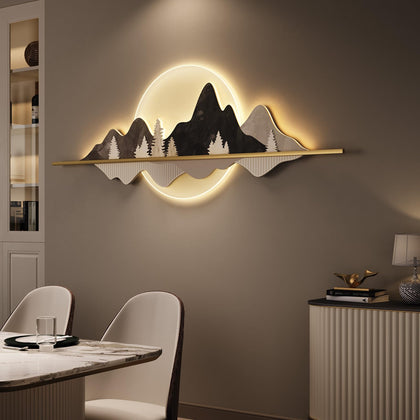 Troartos Large Horizontal Led Wall Art Decor