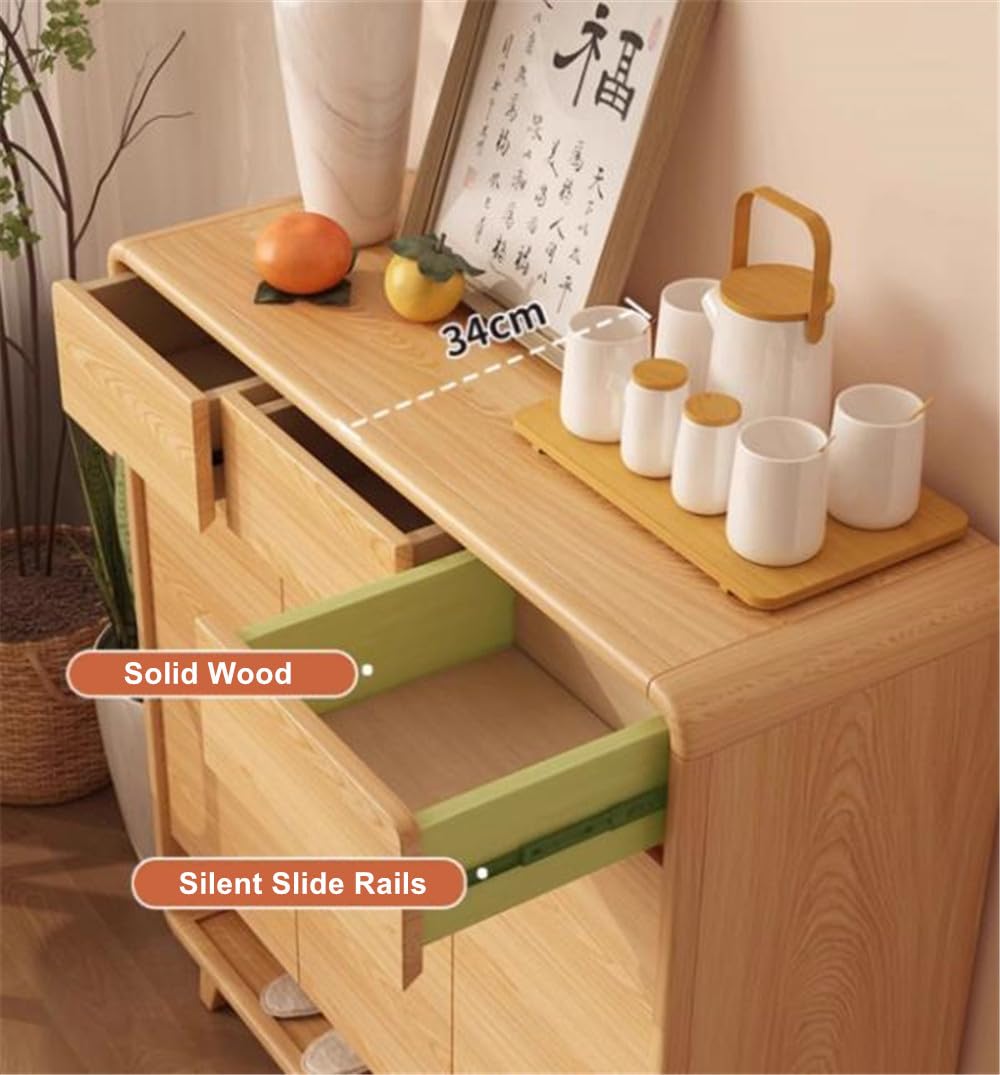 Shoe Storage Cabinet with Drawers