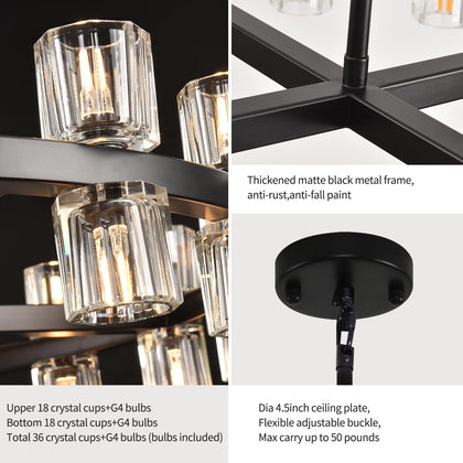 K9 Crystal Chandelier