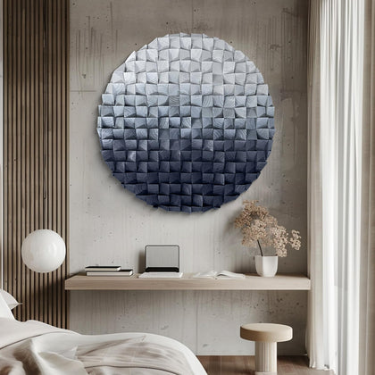 LIUZEYUE Wooden block symphony, modern minimalist wall decoration