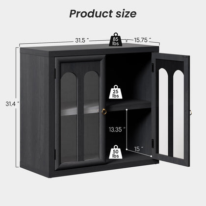 Modern Arched Sideboard Cabinet with Storage
