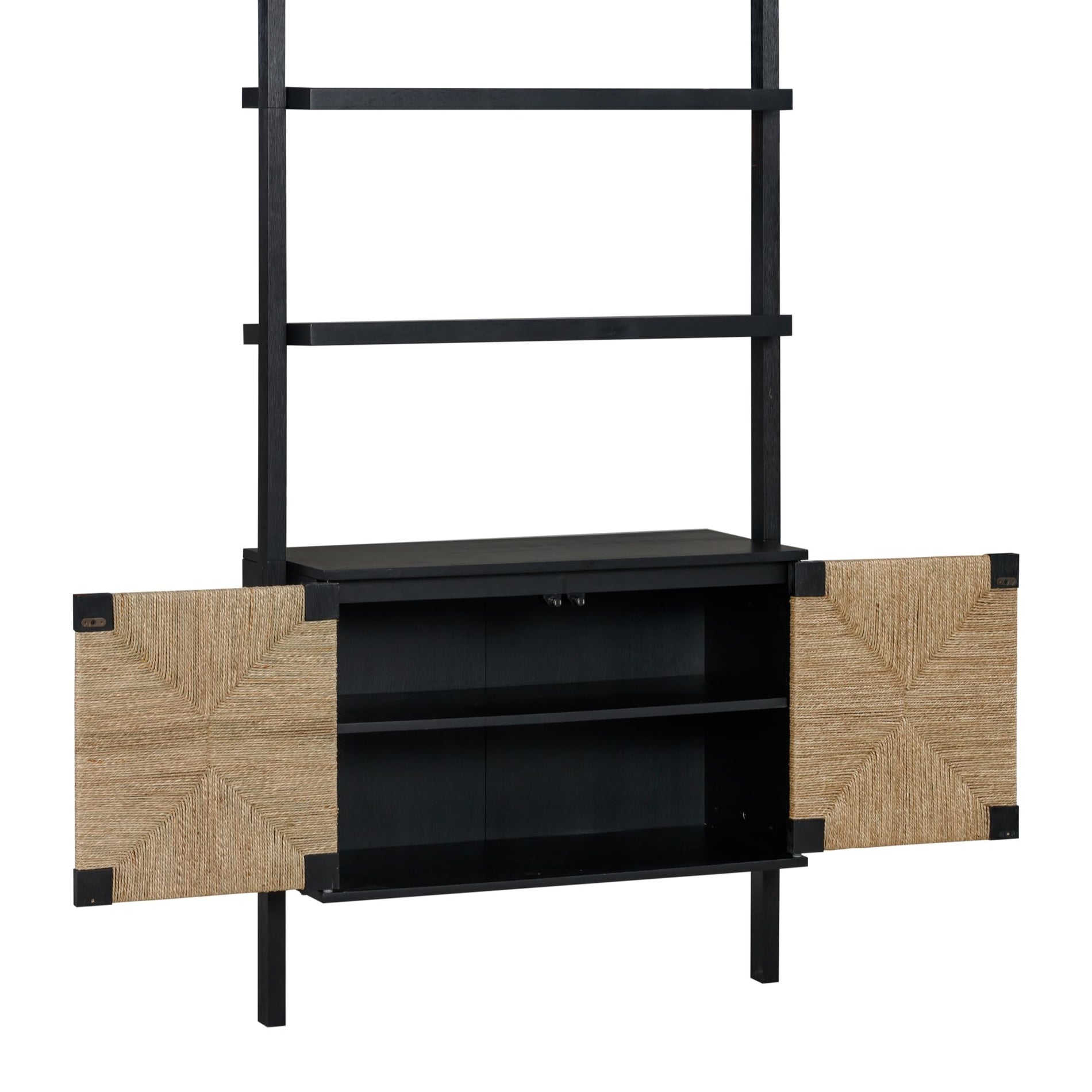 TV Stand with Shelves & Storage Cabinet