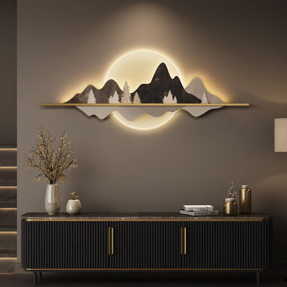 Troartos Large Horizontal Led Wall Art Decor