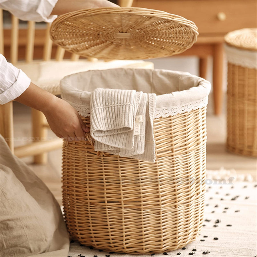 Wicker Laundry Basket