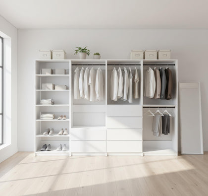 Freestanding Wood Closet System
