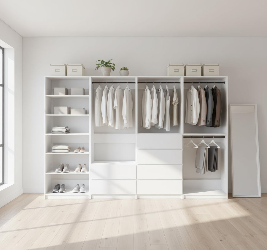 Freestanding Wood Closet System