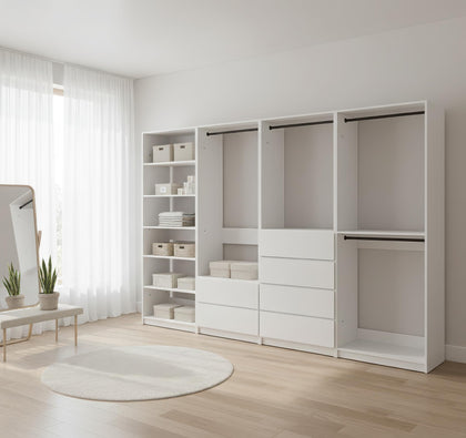 Freestanding Wood Closet System