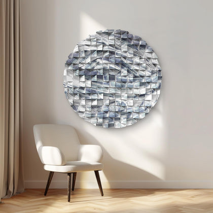 LIUZEYUE Wooden block symphony, modern minimalist wall decoration
