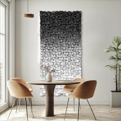 LIUZEYUE Wooden block symphony, modern minimalist wall decoration