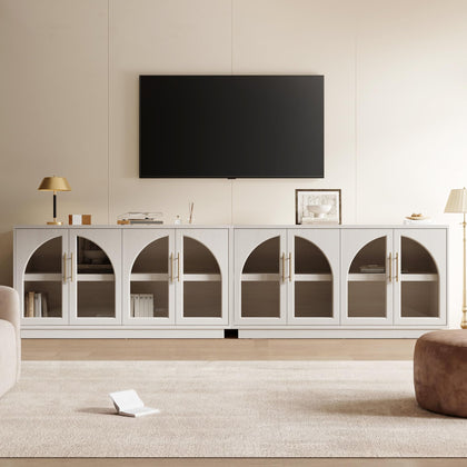 Modern Arched Sideboard Cabinet with Storage