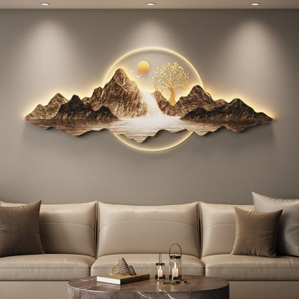 Troartos Large Horizontal Led Wall Art Decor