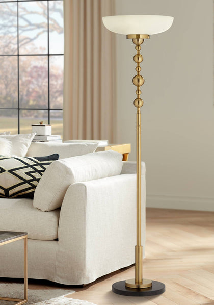 Summit 71" Warm Gold Torchiere Floor Lamp
