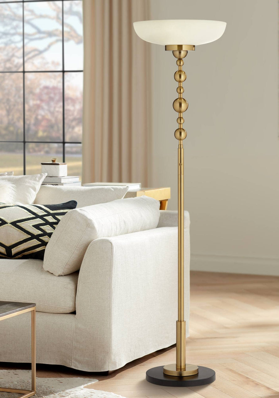 Summit 71" Warm Gold Torchiere Floor Lamp