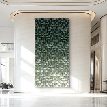 LIUZEYUE Wooden block symphony, modern minimalist wall decoration