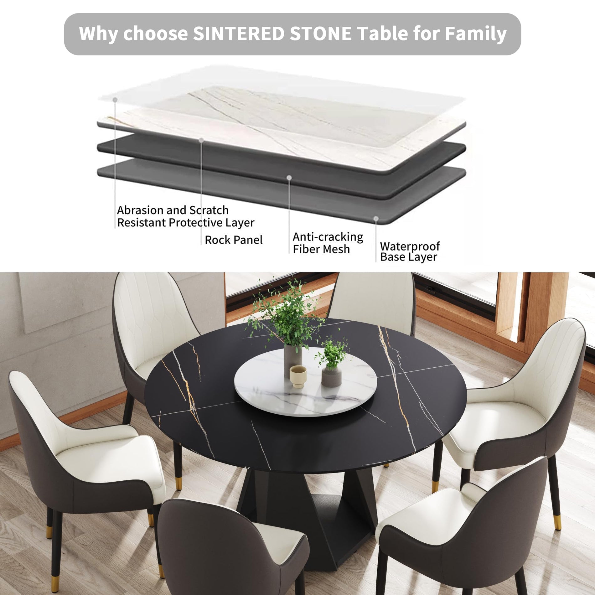 Montary Dining Table Set