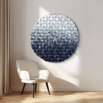 LIUZEYUE Wooden block symphony, modern minimalist wall decoration