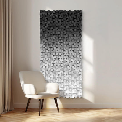 LIUZEYUE Wooden block symphony, modern minimalist wall decoration