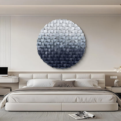 LIUZEYUE Wooden block symphony, modern minimalist wall decoration