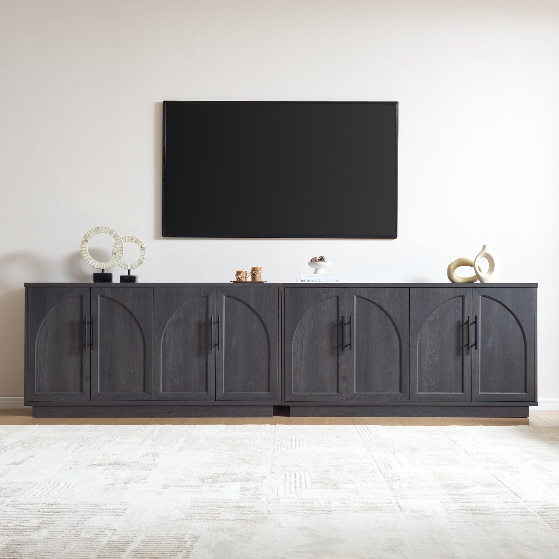 Modern Arched Sideboard Cabinet with Storage