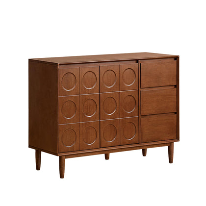 YESWOOD Mid-Century Modern Sideboard Buffet Cabinet with 3 Drawers & 2 Doors
