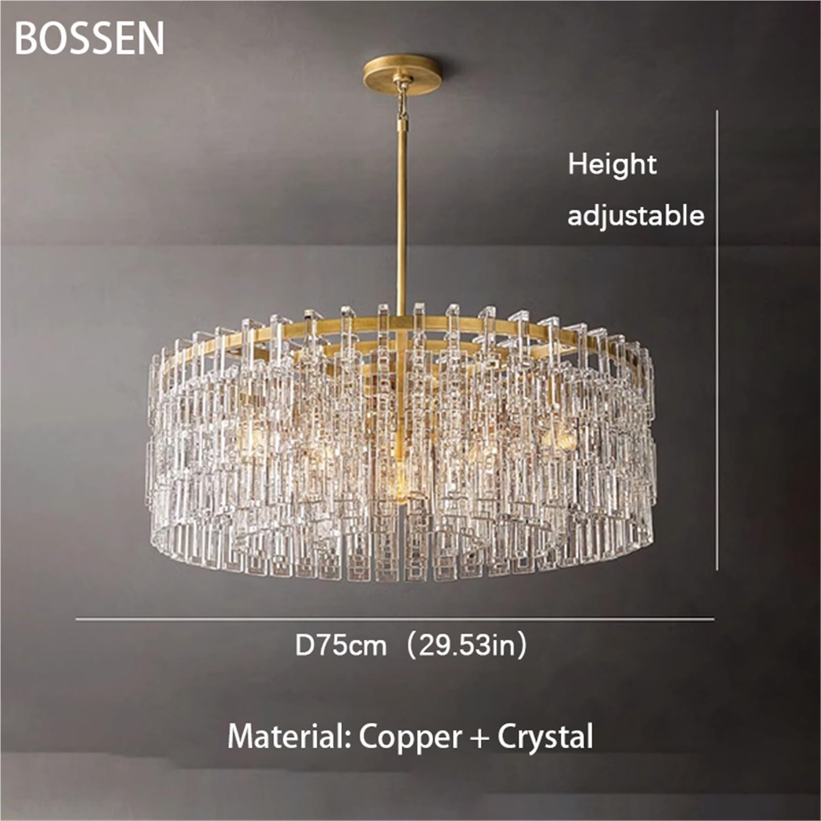 Modern LED Crystal Chandelier